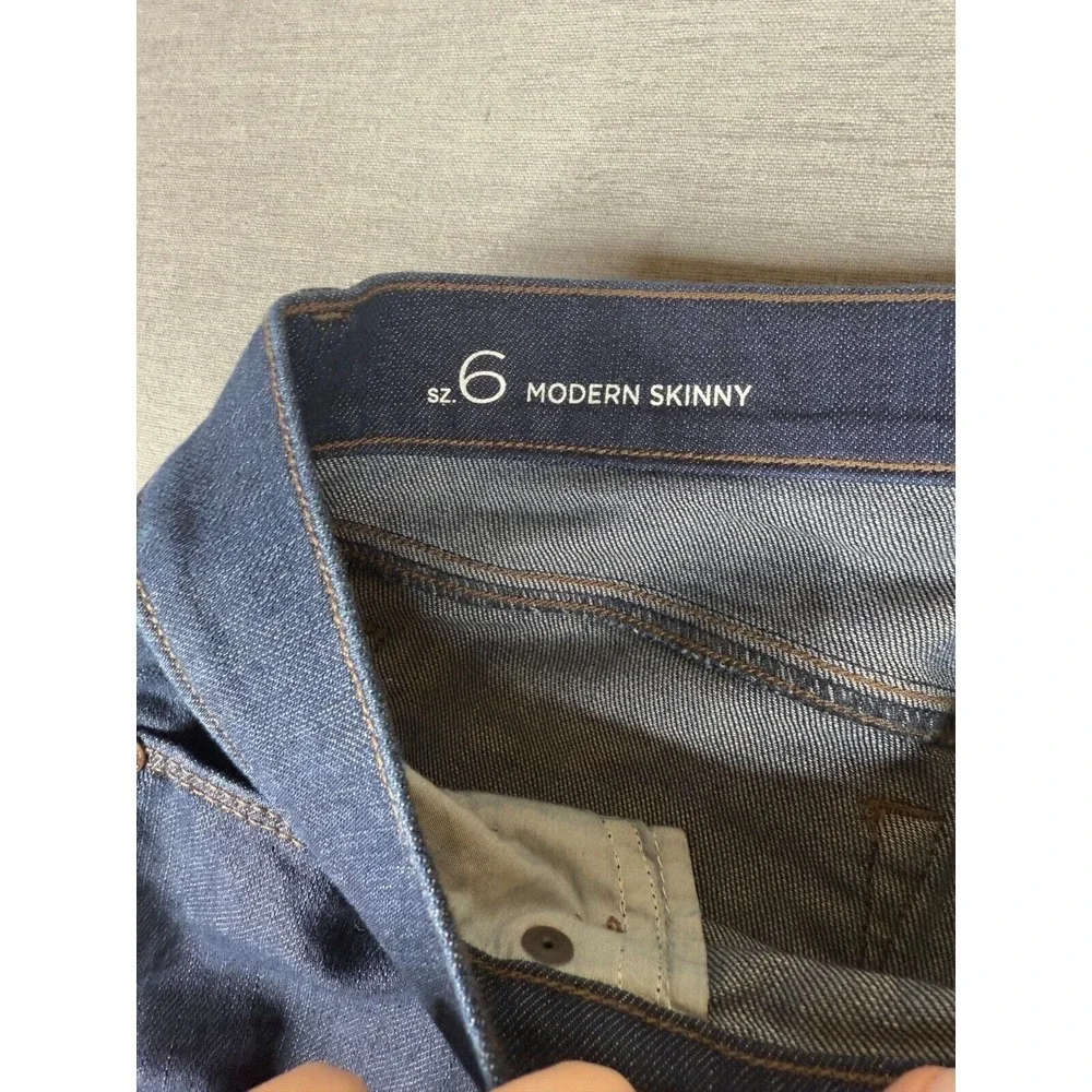 LOFT Ann Taylor Womens Jeans Size 6‎ Modern Skinny Dark Wash Denim Casual Work